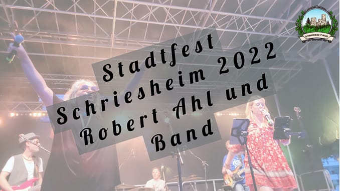 Stadtfest 2022 Robert Ahl und Band